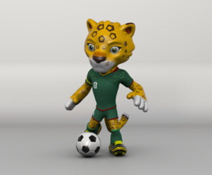 Zayu - Fifa 2026 World Cup Mascot Rigged