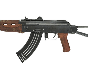 Realistic AKS-74U Assault Rifle - Game Ready PBR Asset