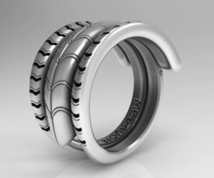Zodiac Series: Aries - Finger Sizes US 11,12,13 | EU 64,67,69 | CN 23,25,27 | UK V1/2, X1/2, Z1/2