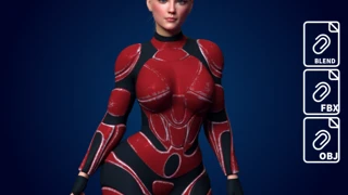 Realistic Detailed Sci-Fi Woman - Silvi cover