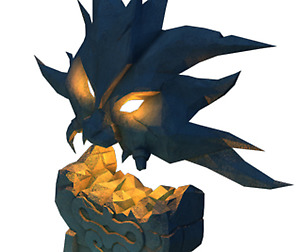 Ghost Candlestick - Stone statue