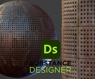 Stylized Industrial Grate