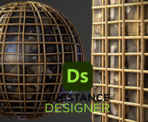 Stylized Metal Rods