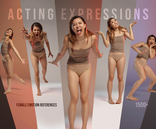 Acting Expressions: 1500+ Female Emotion References