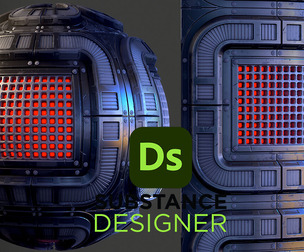 Stylized Sci-Fi Grate