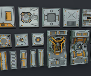 Sci-Fi Panels - Collection 4 - 20 pieces