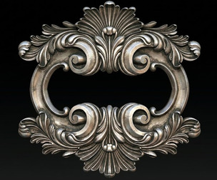Luxury Baroque Frame 3D Model – CNC and 3D Print Ready