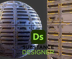Stylized Metal Grate
