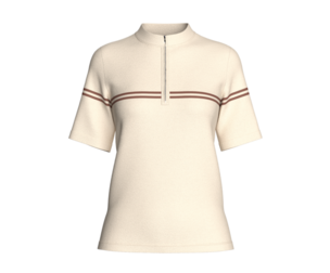 Girls Quarter-Zip Short Sleeve Tee | Marvelous / Clo3d / obj / fbx