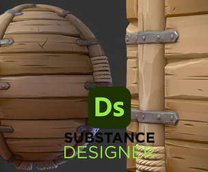 Stylized Wooden Wall