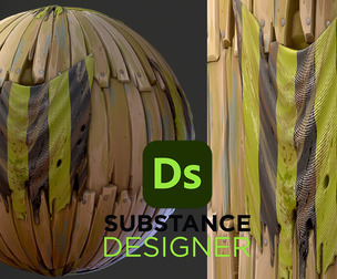Stylized Wooden Wall