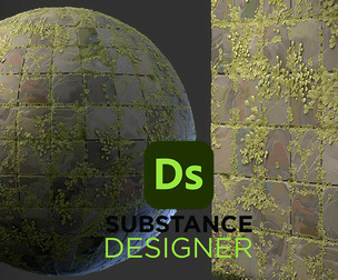 Stylized Mossy Tiles