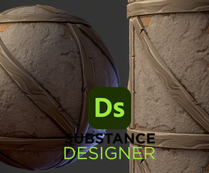 Stylized House Plaster Wall