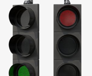 Traffic Light - Standard 3-Section Signal Head