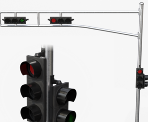 Traffic Light Assembly - Multi-Signal Head