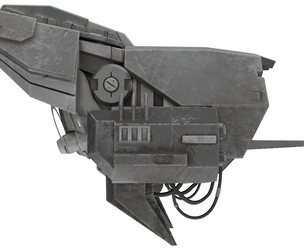 Ghost-Eye S4: Tactical Recon Drone - Heavy Industrial Sci-Fi Robot (PBR)