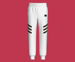 Men Triple-Stripe Athletic Trousers | Marvelous / Clo3d / obj / fbx