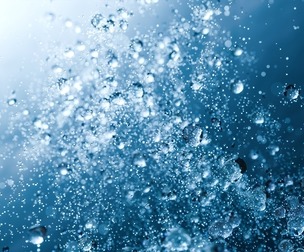 Underwater Air Bubbles 3D Model with Spray Effect