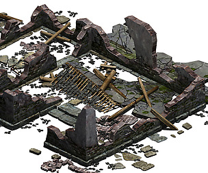 Building - ruins 003