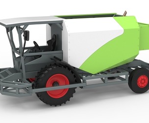 Racing Combine Harvester Scale 1:25