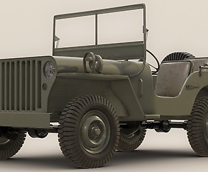 US Army Willys Jeep -A