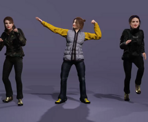 Realistic Female 3D Character Pack with Full Rig and Facial Expressions高度逼真女性3D角色合集，完整绑定与面部表情