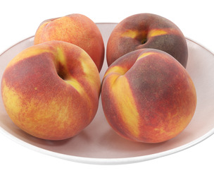 Peaches on a Plate High Poly Version PBR