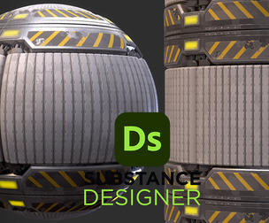 Stylized Sci-Fi Floor Tread
