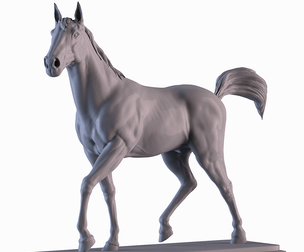Trotting Horse