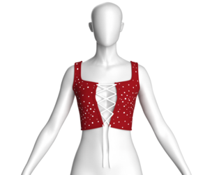 Girls Ruby Lace Bralette | Marvelous / Clo3d / obj / fbx