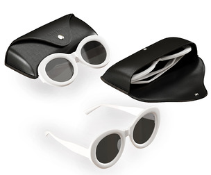 Snein Round Sunglasses with Case