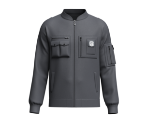 Men Tactical Jacket With Integrated Backpack | Marvelous / Clo3d / obj / fbx