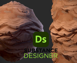 Stylized Red Rock