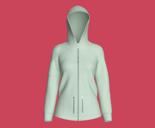 Girls Sage Apex Utility Hoodie | Marvelous / Clo3d / obj / fbx
