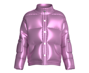Men Cosmic Orchid Puffer Jacket | Marvelous / Clo3d / obj / fbx