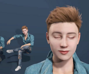 HandsomeYoungMaleCharacter3DModelFullyRiggedwithFacialExpressions帅气年轻男性角色3D模型 - 全身绑定含面部表情