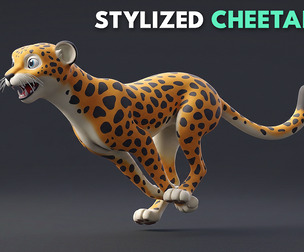 Cheetah - Stylized / Cartoon