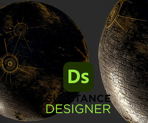 Stylized Sci-Fi Planet