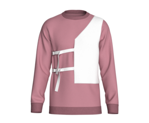 Men Aegis Asymmetric Sweatshirt | Marvelous / Clo3d / obj / fbx
