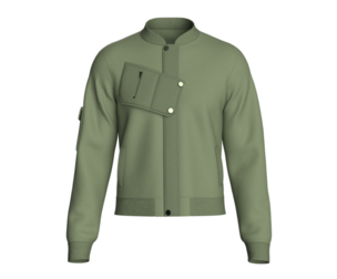 Men Nomad Cargo Flight Jacket | Marvelous / Clo3d / obj / fbx