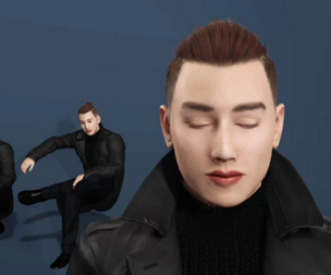 Realistic Male 3D Character Model with Full Rig and Facial Expressions高度逼真男性3D角色模型完整绑定与面部表情