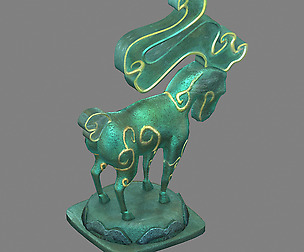 Cartoon world - stone donkey 15