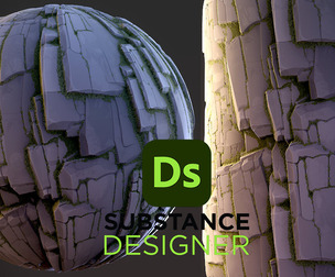 Stylized Sharp Cliff Rock