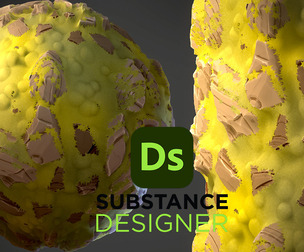 Stylized Rocky Moss