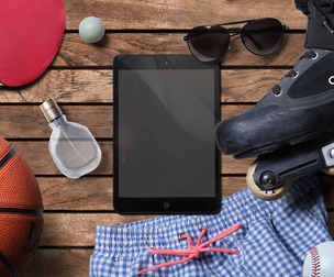 Sport Scene PSD Template, Realistic Style Backgrounds, Creative Branding, Social Media, Advertising