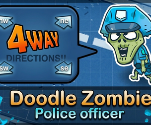 Doodle Police Zombie - Customizable Spine 2D