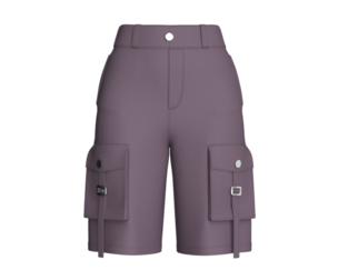 Girls Multi Pocket Cargo Shorts | Marvelous / Clo3d / obj / fbx