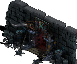 Trapped Dragon Cave - Door Wall 02
