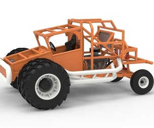 Racing Combine Harvester Base Scale 1:25