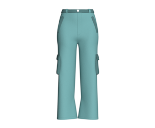 Girls Aero Cargo Pant | Marvelous / Clo3d / obj / fbx